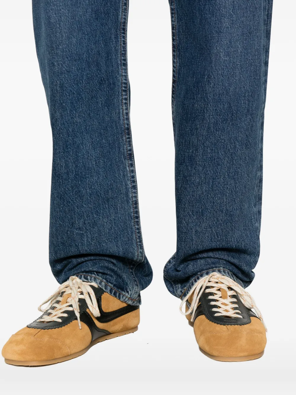 Agolde Cotton Straight-leg Jeans In Black