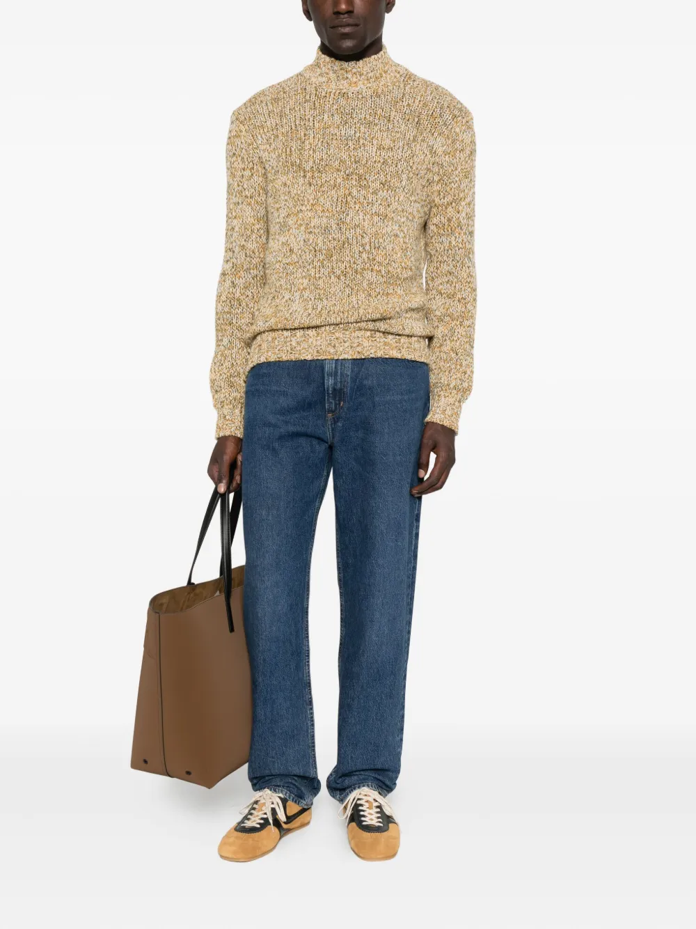 AGOLDE cotton straight-leg jeans - Blauw