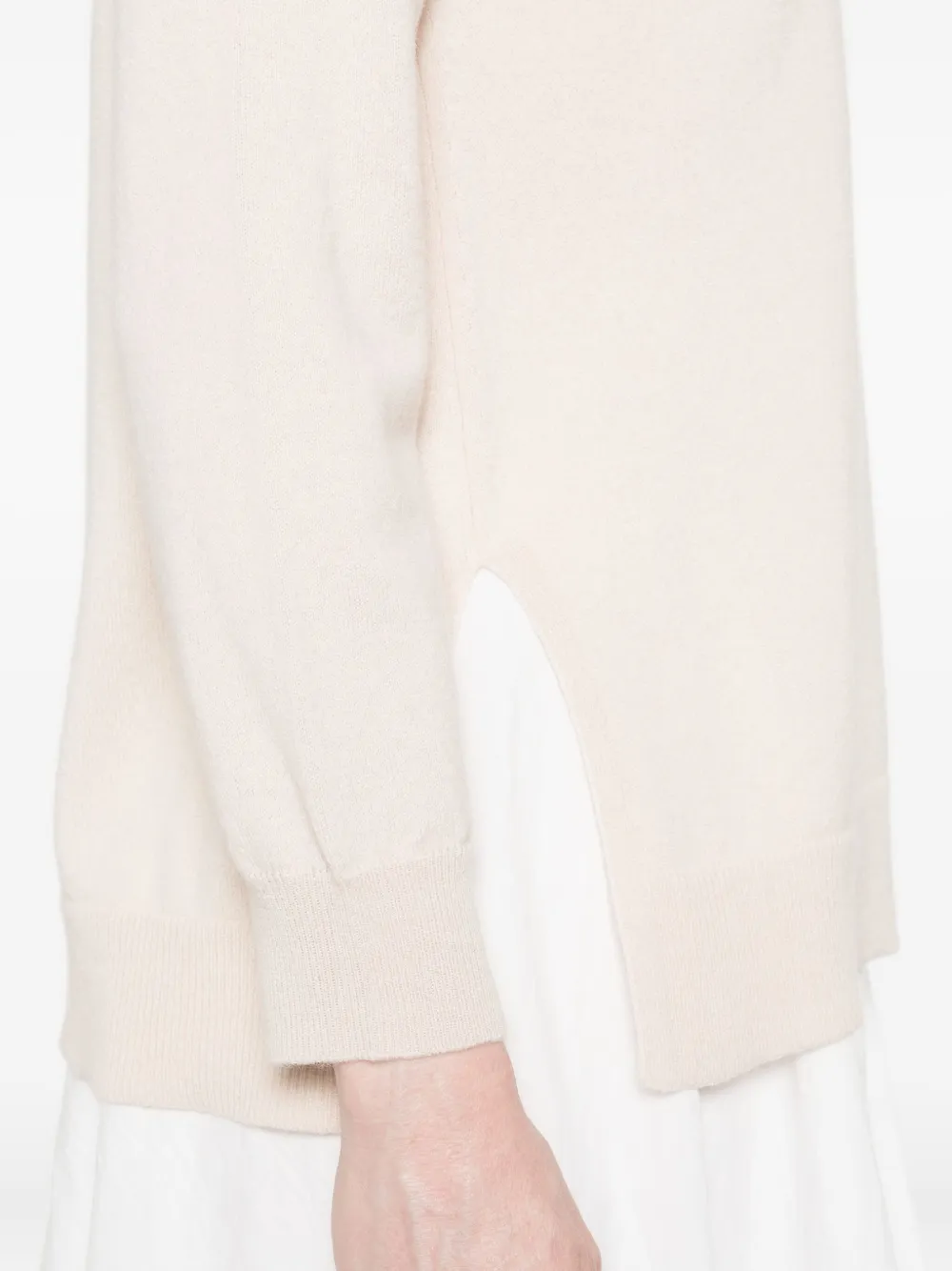 Kangra Cashmere Crew-neck Cashmere Sweater In Neutral