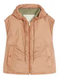 Weekend Max Mara reversible hooded quilted gilet - Green