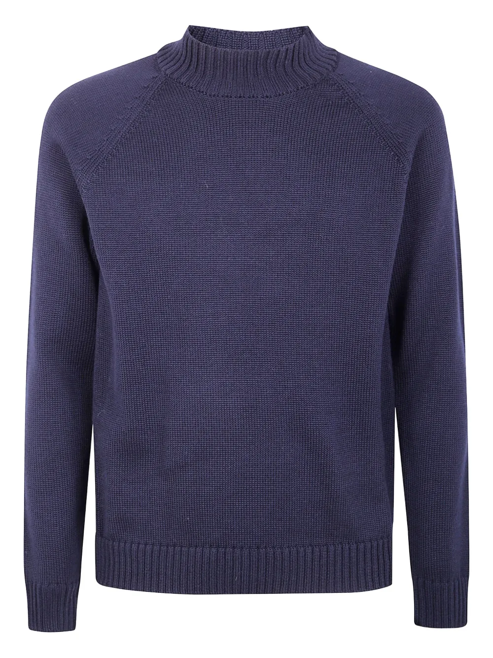 Zanone crew-neck raglan-sleeves sweater Blauw