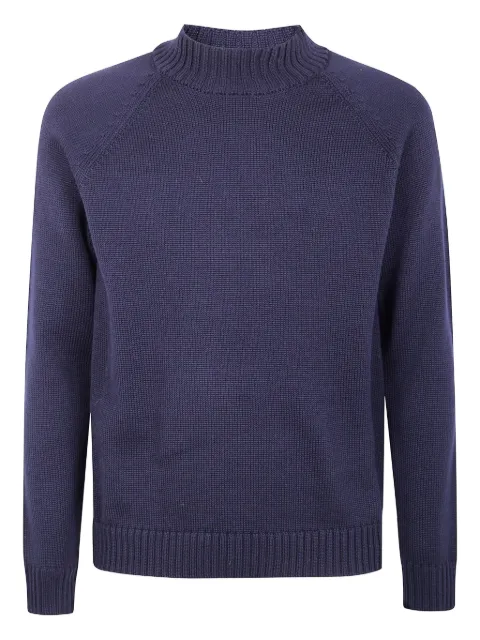 Zanone crew-neck raglan-sleeves sweater