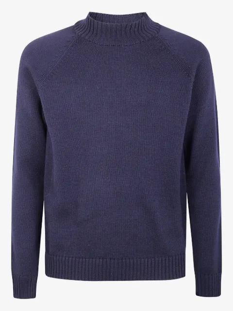 Zanone crew-neck raglan-sleeves sweater