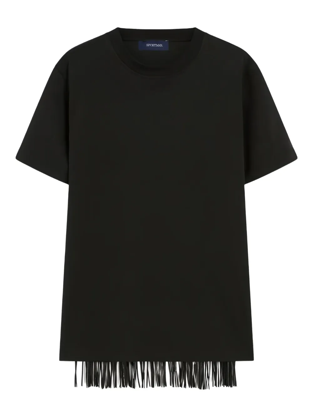 Max Mara fringe cotton top | Black | Image 1