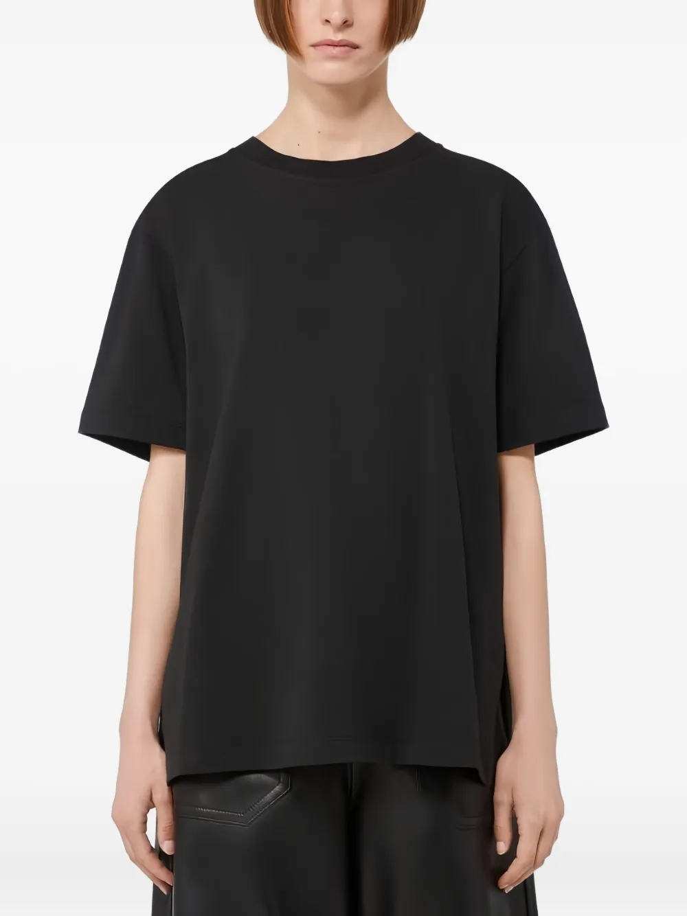 Max Mara Katoenen top met franje Zwart