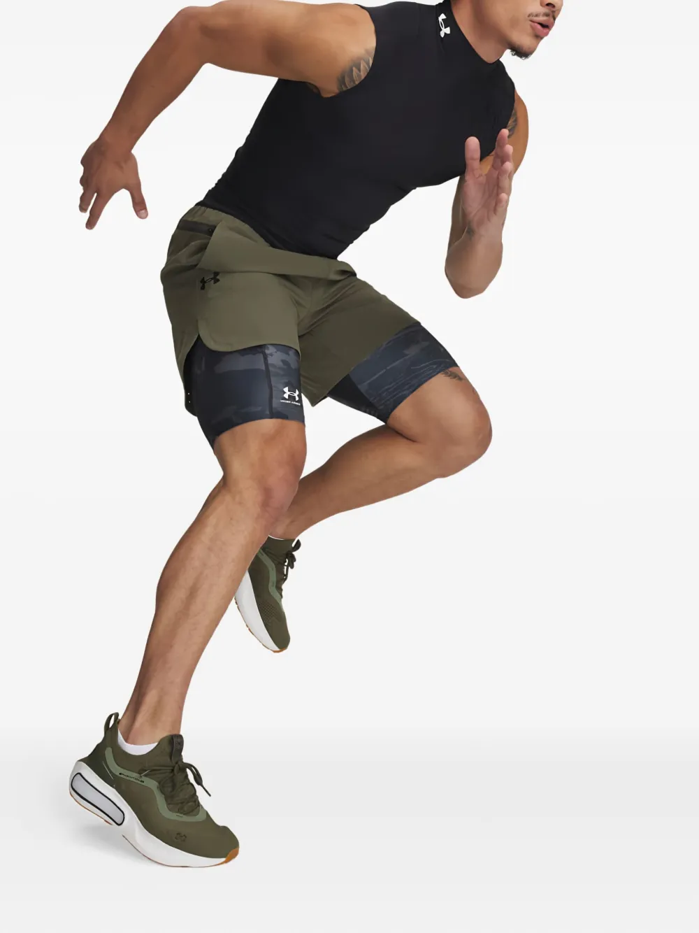 Under Armour Bermuda com estampa HG Armor | Bermuda esportiva | Image 2