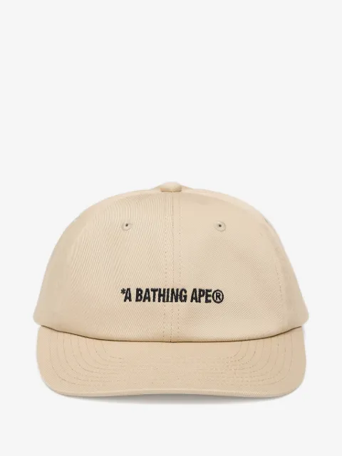 A BATHING APE® logo-embroidered cap