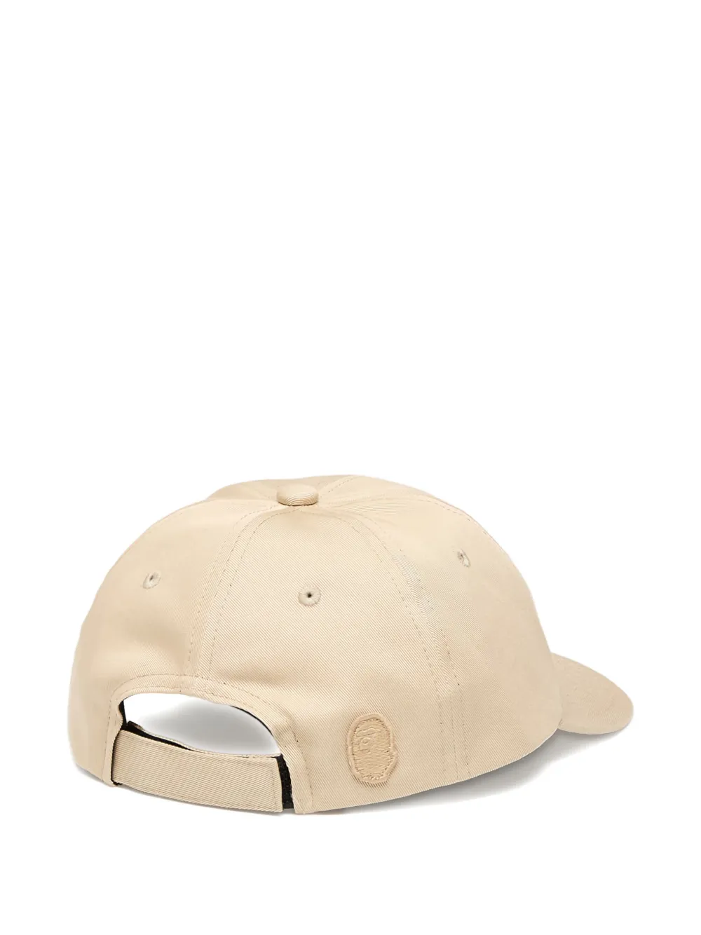 A BATHING APE logo-embroidered cap Beige