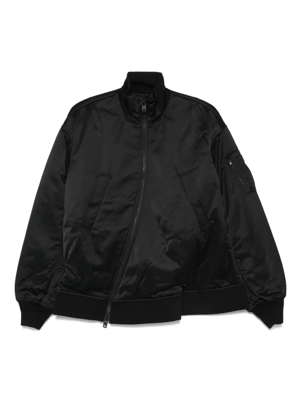 Y-3 long-sleeved bomber jacket | Black | Image 1