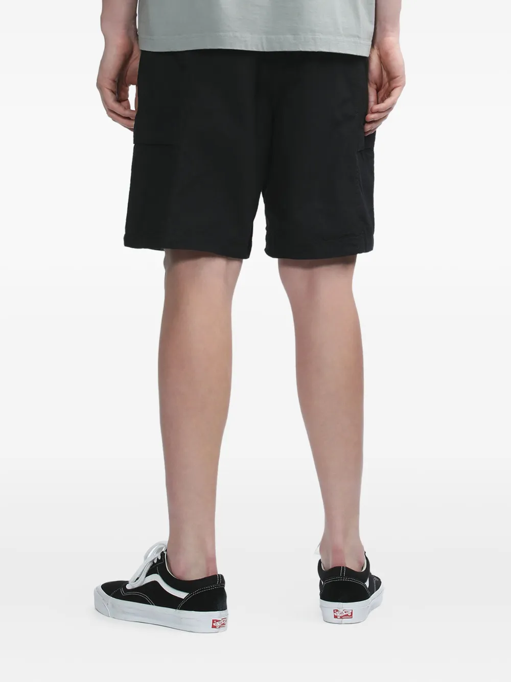 Neighborhood Shorts met cargo zak Zwart