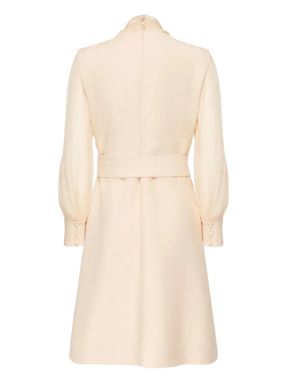 Valentino Garavani high-neck midi dress - Beige