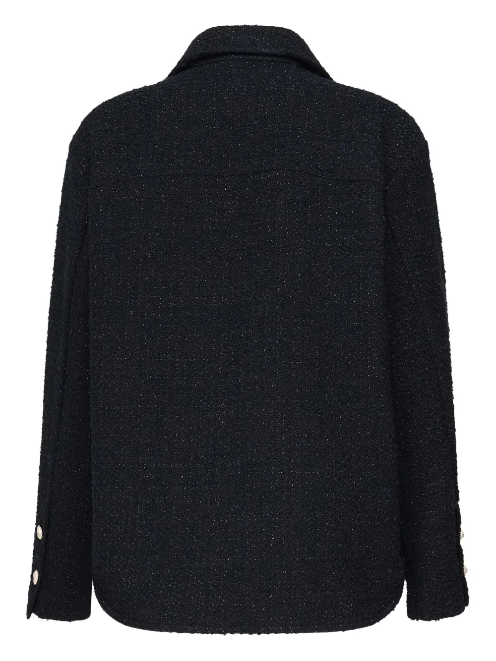 PINKO tweed button-fastening jacket Blauw