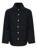 PINKO tweed button-fastening jacket - Blue