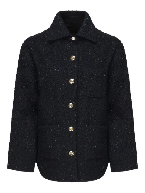 PINKO tweed button-fastening jacket