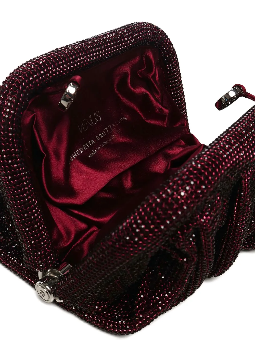 Benedetta Bruzziches Venus La Petite Miss Dracula clutch bag Paars