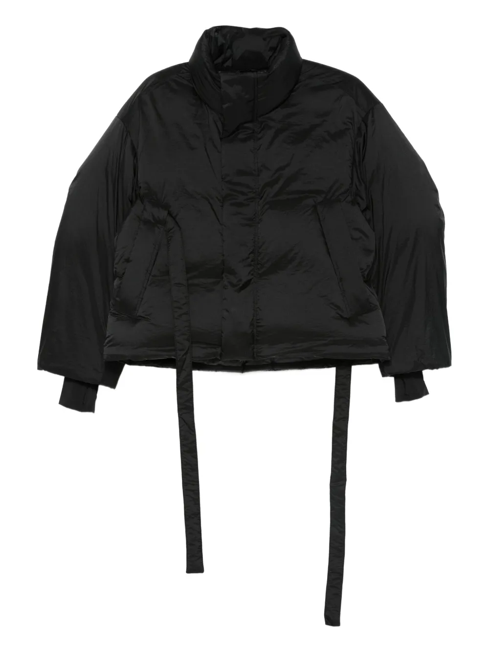 Y-3 Gewatteerd donsjack Zwart