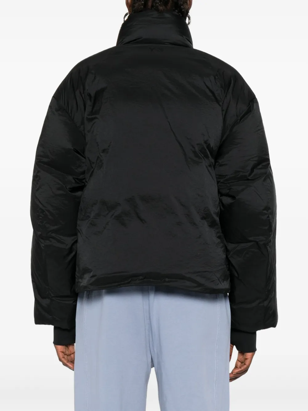 Y-3 Gewatteerd donsjack Zwart