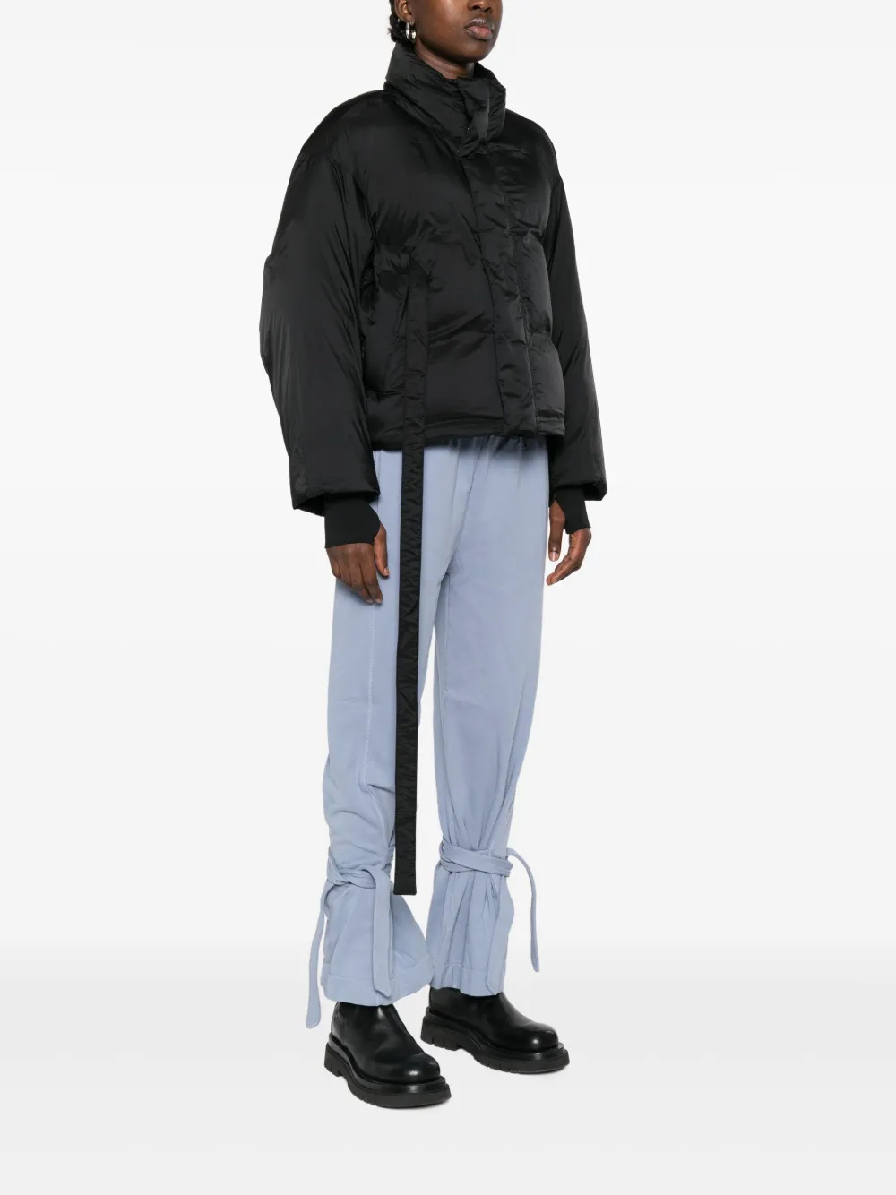  Y-3 Quilted Puffer Jacket - Black 