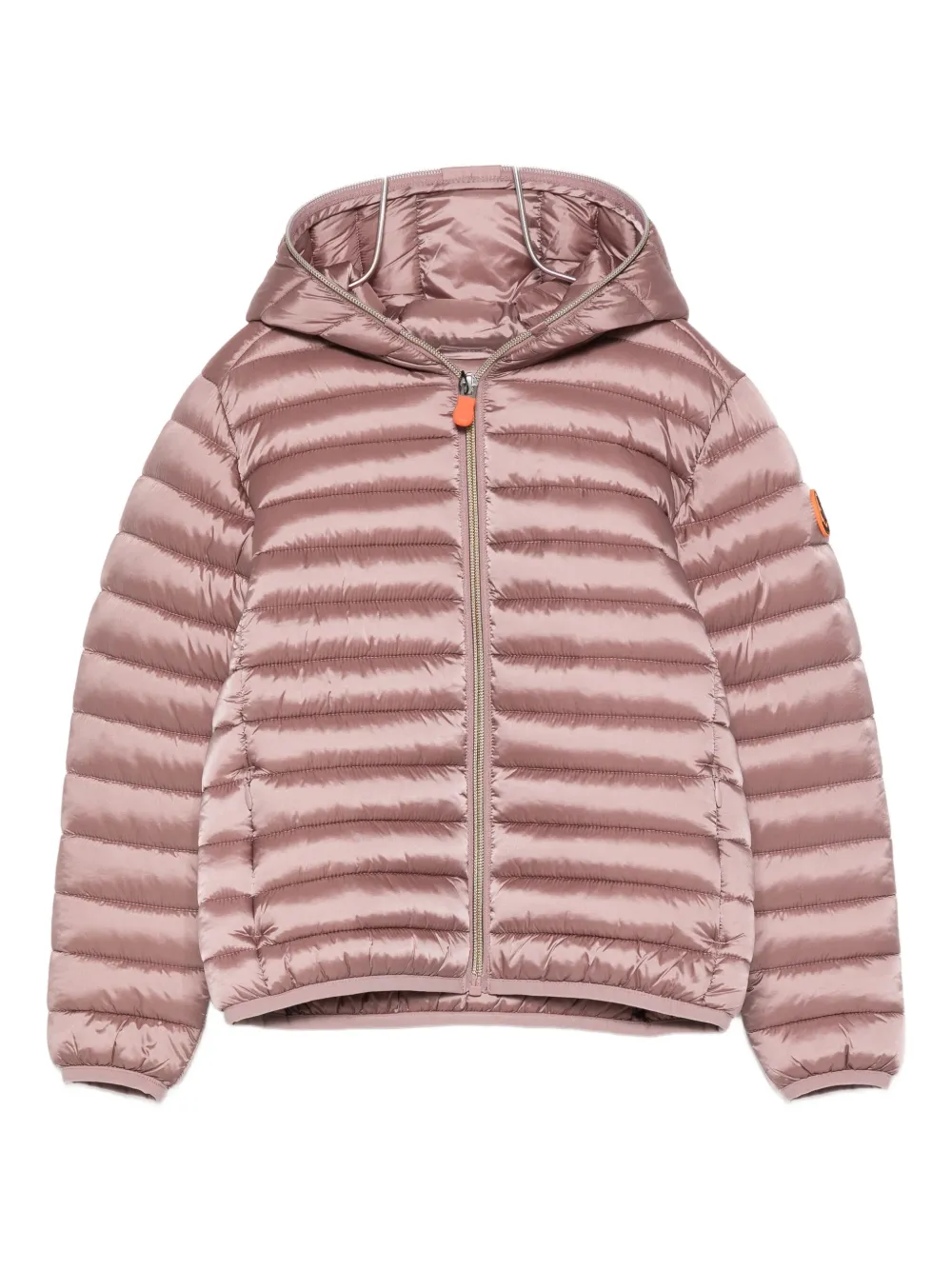 Save The Duck Kids hooded quilted jacket Roze