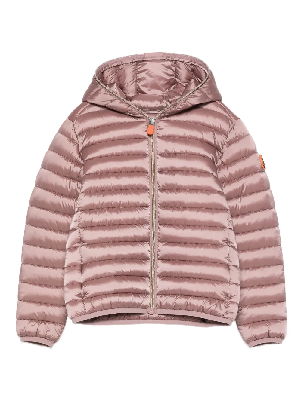 Save The Duck Kids hooded quilted jacket Roze