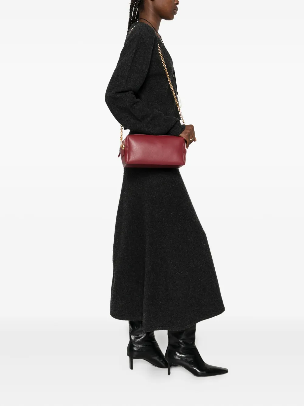 Elleme small Trousse chain-strap leather crossbody bag | Image 2