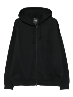 Comme Des Garçons Play ハートパッチ ジップパーカー | ブラック