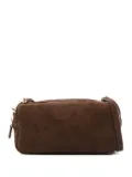 Elleme mini Trousse suede double-zip shoulder bag - Brown