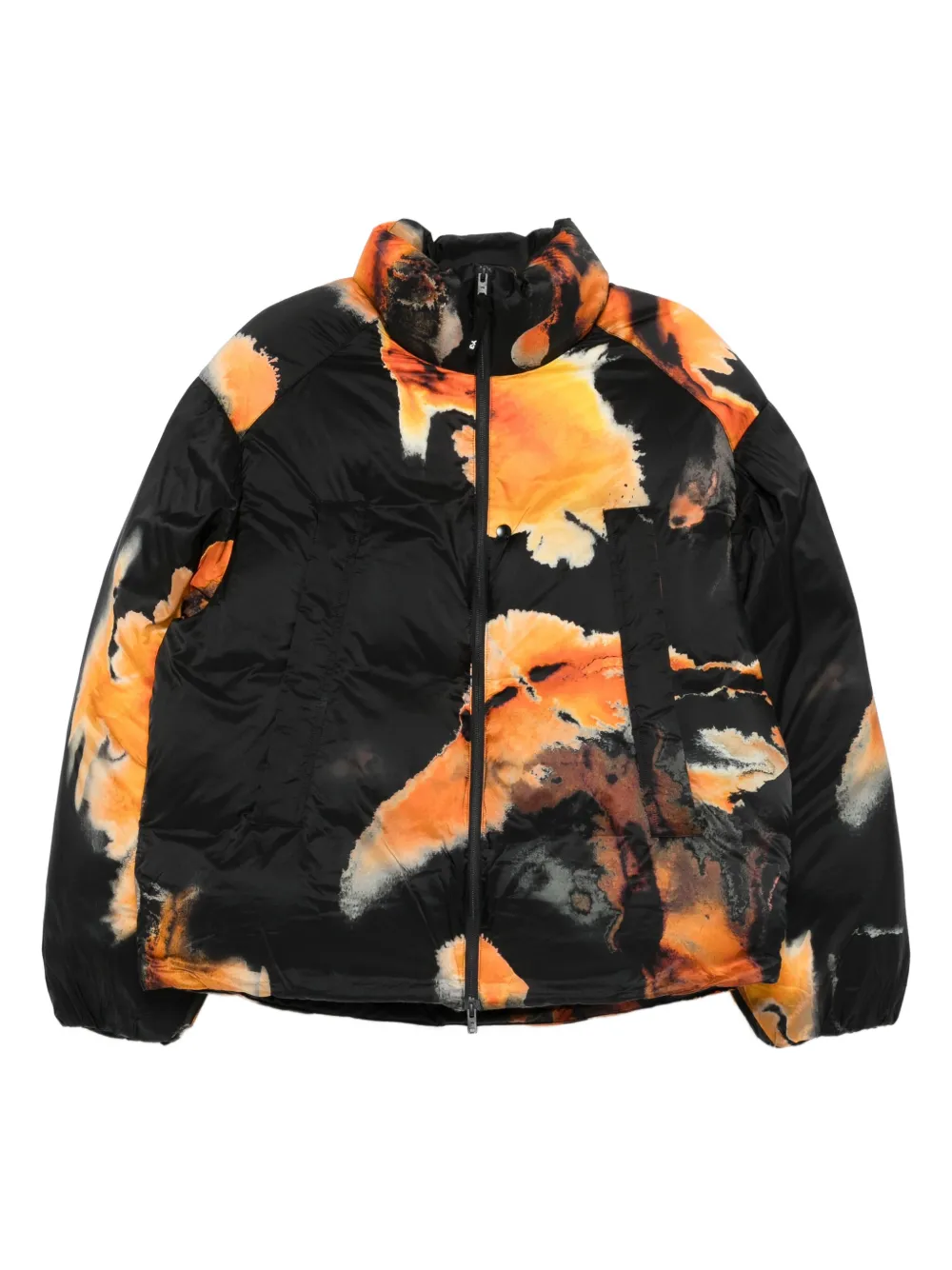 Y-3 AOP gewatteerd jack Zwart