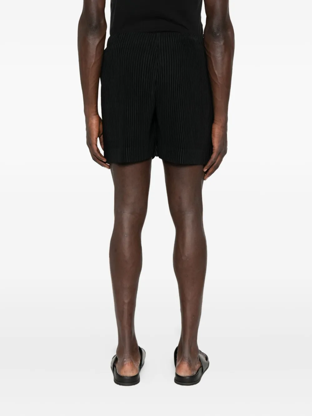 Homme Plissé Issey Miyake plisse shorts Zwart
