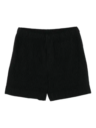 B*Z様 HOMME PLISSÉ ISSEY MIYAKE プリーツパンツ サ Homme Plissé Issey Miyake プリーツ ショートパンツ | ブラック