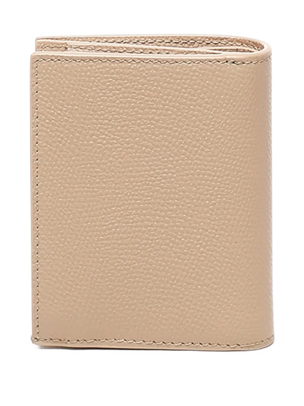 Valentino Garavani Leren portemonnee met logoplakkaat - Beige