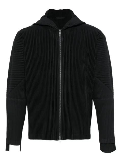 Homme Plissé Issey Miyake fully-pleated zip-up hoodie