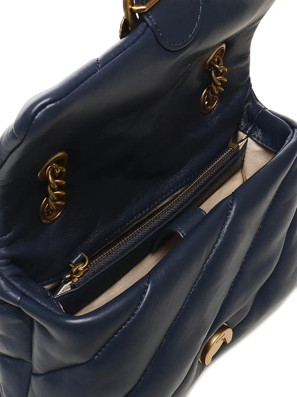 PINKO Gewatteerde schoudertas Blauw