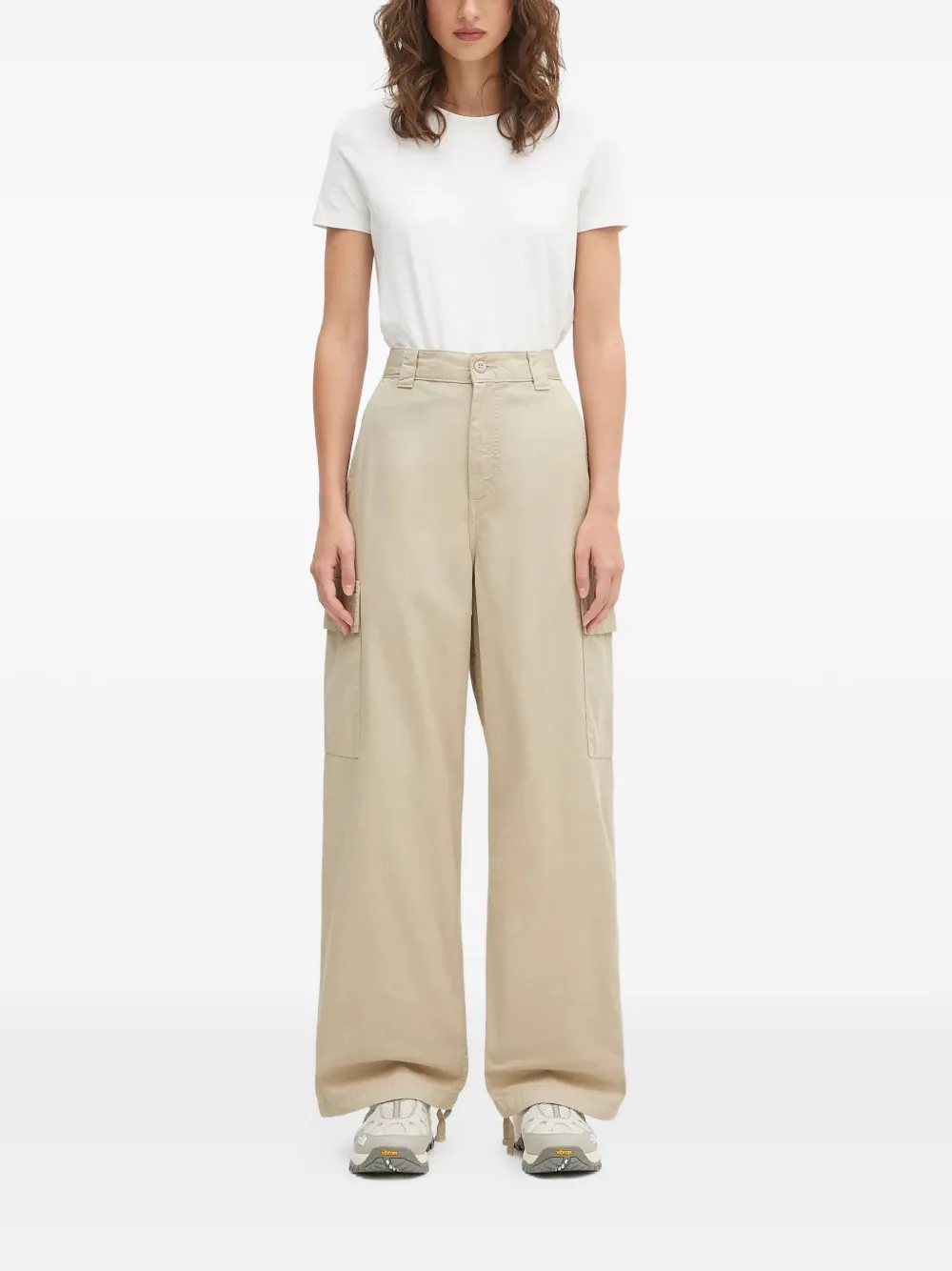 Carhartt WIP W' Kingston broek met cargo zak - Beige