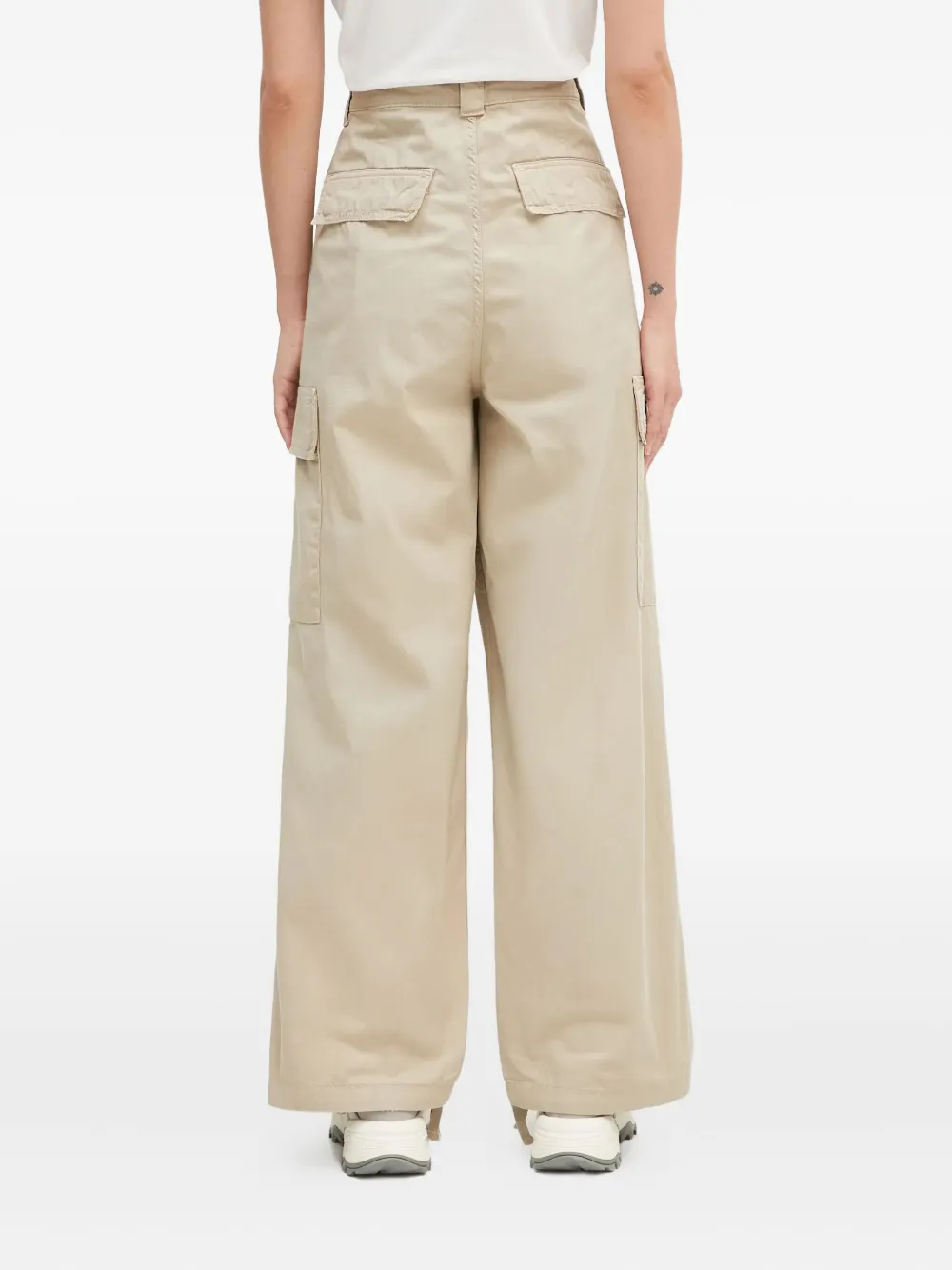 Carhartt WIP W' Kingston broek met cargo zak Beige