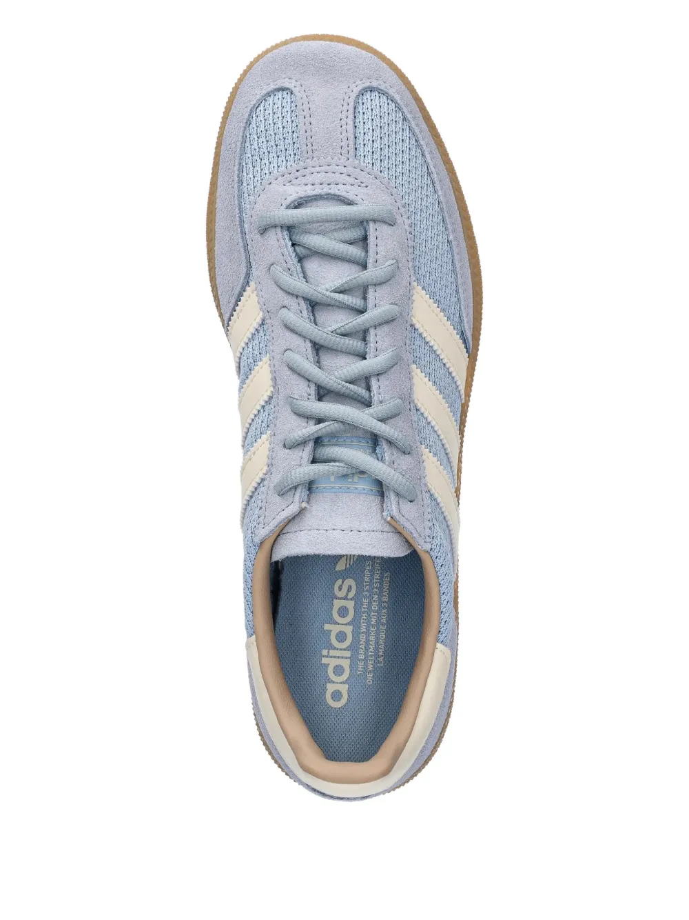 adidas Handball Spezial three-stripe mesh sneakers Blue