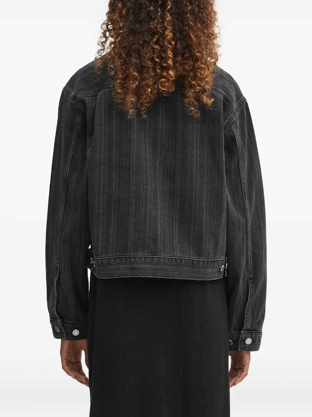 Carhartt WIP Denim jack Zwart