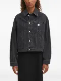Carhartt WIP zip-pocket denim jacket - Black
