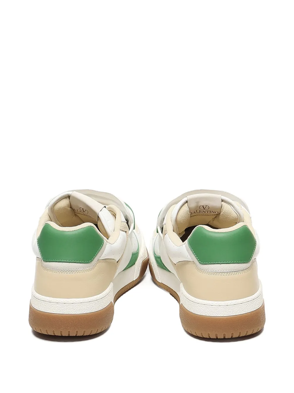 Valentino Garavani double-strap leather sneakers White