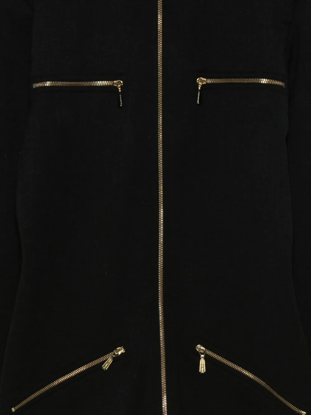 Pre-owned Versace 2000s Zip-fastening Jumpsuit In Black