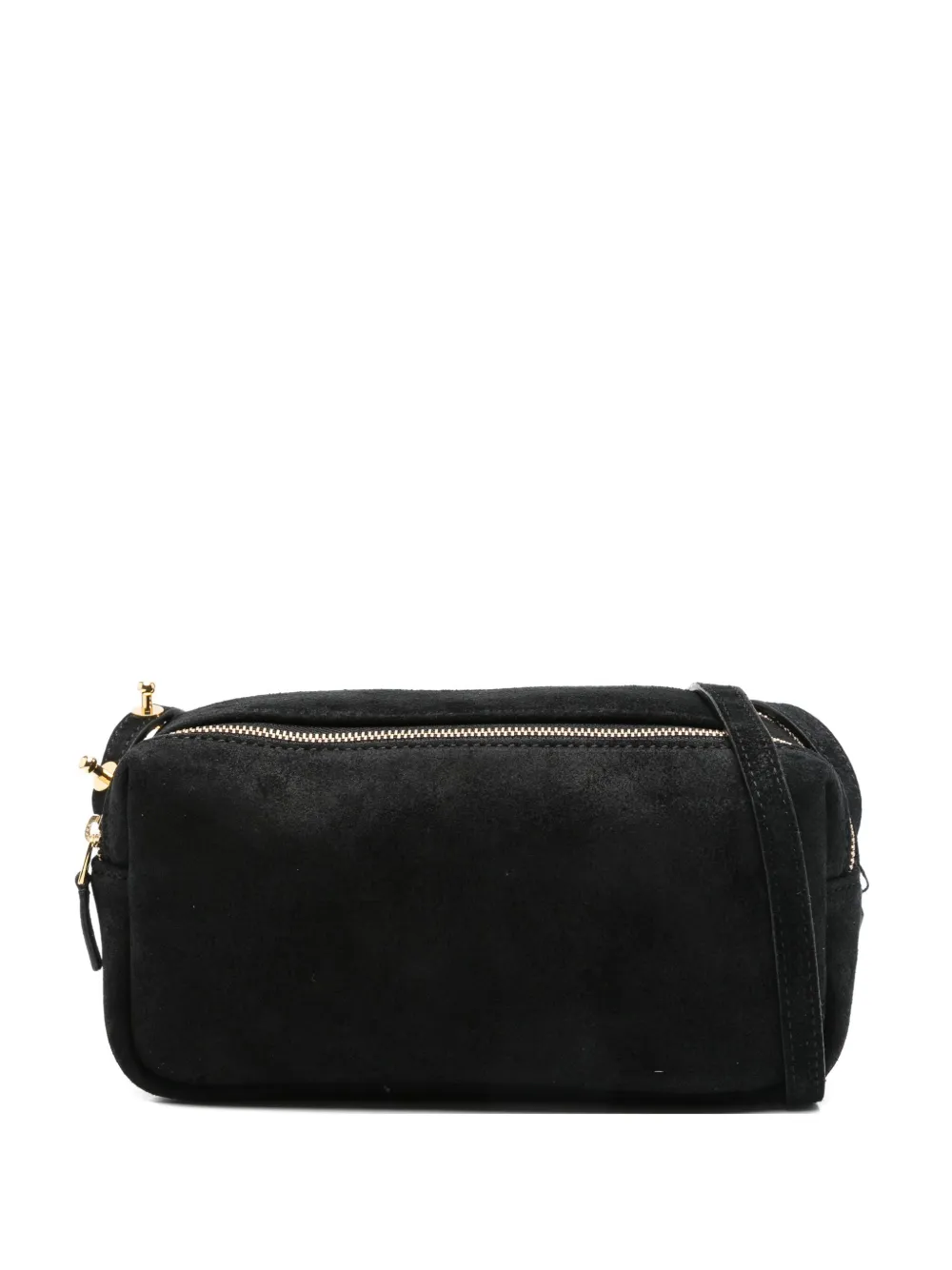 Elleme mini Trousse suede zip-top shoulder bag | Black | Image 1