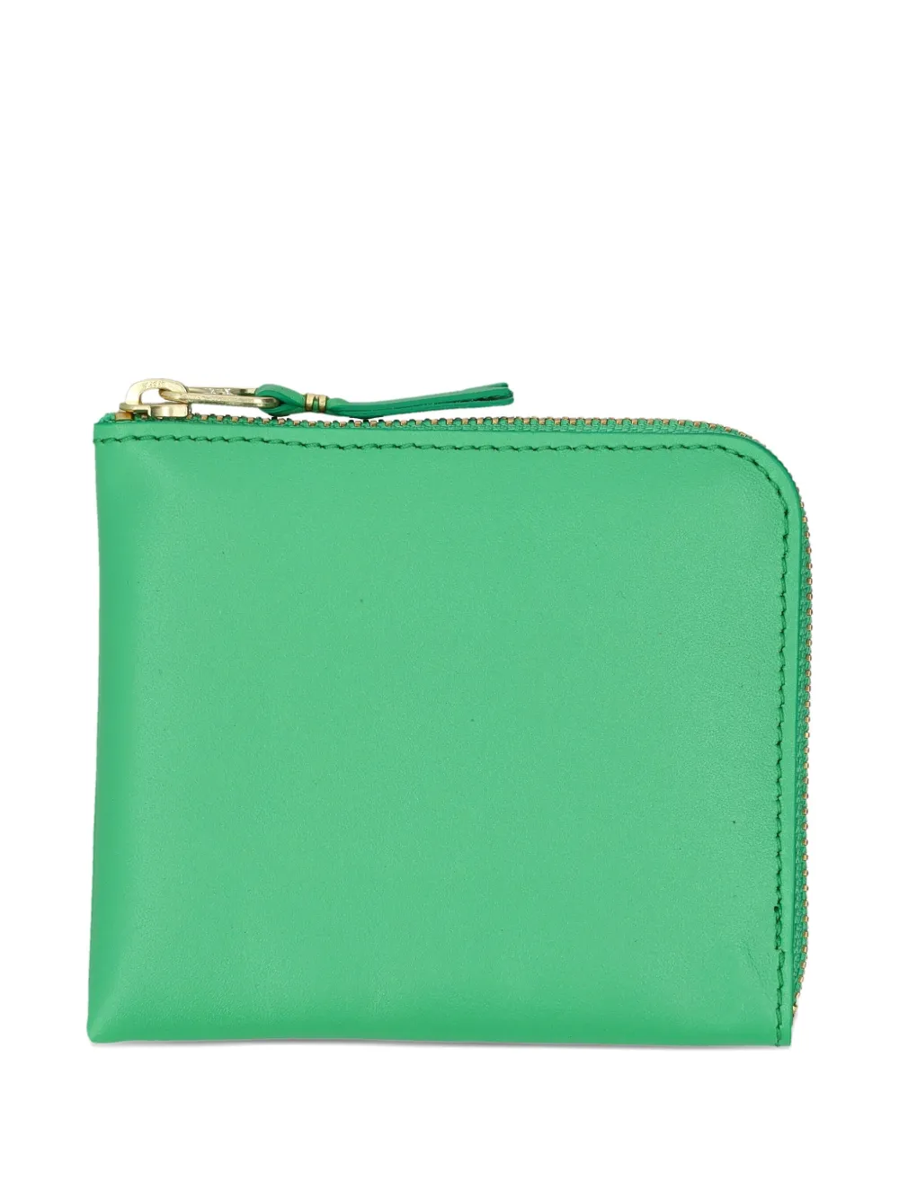 Comme Des Garçons Wallet zip-fastening leather wallet Groen