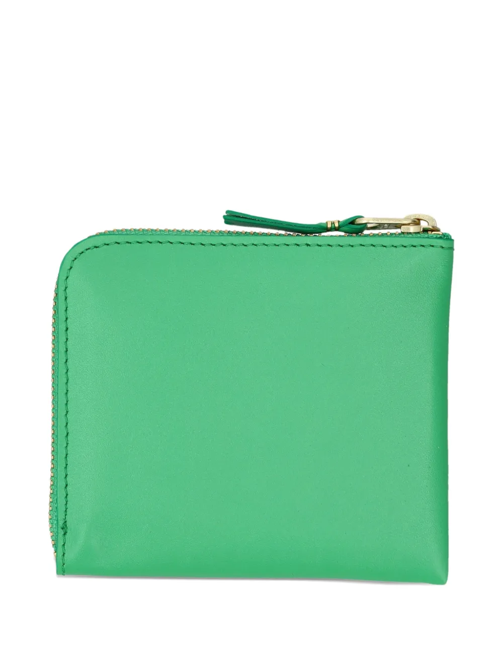 Comme Des Garçons Wallet zip-fastening leather wallet Groen