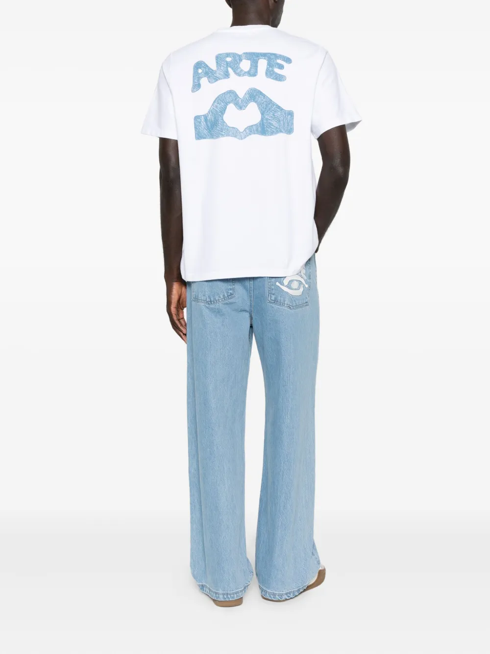 Arte Antwerp Katoenen T-shirt met ronde hals - Wit