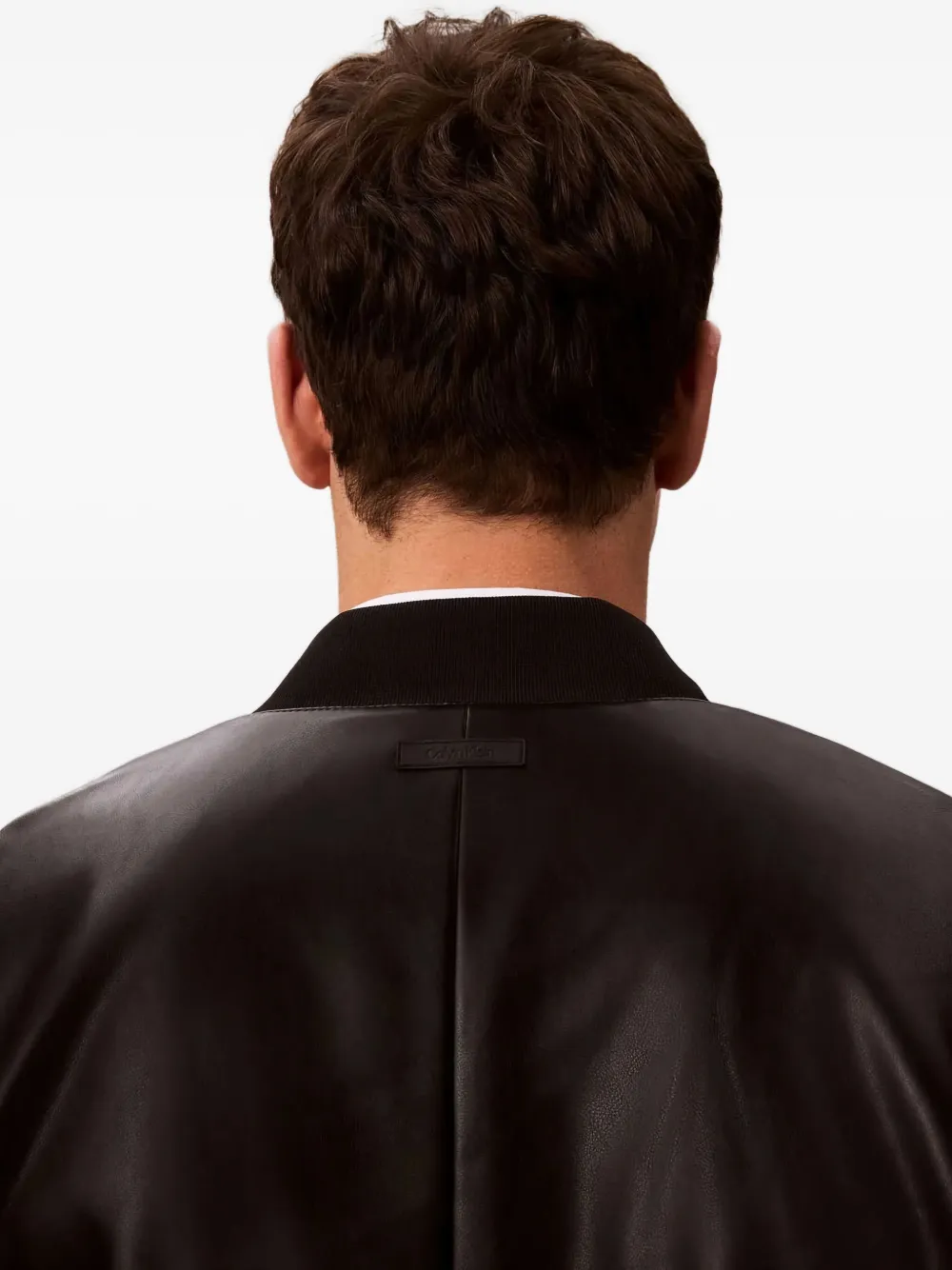 Calvin Klein Bomberjack met knoopsluiting Zwart