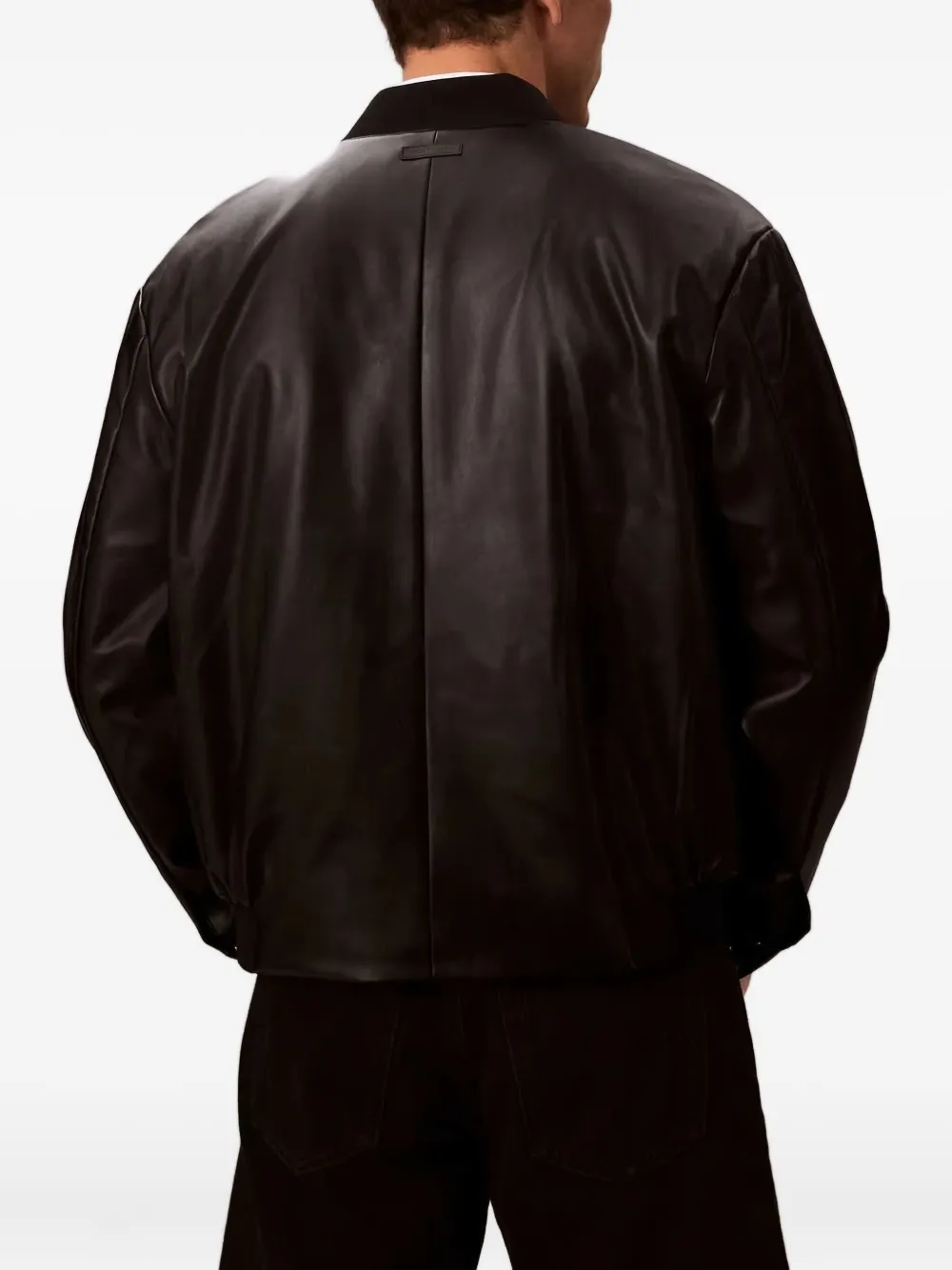 Calvin Klein Bomberjack met knoopsluiting Zwart