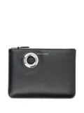 Comme Des Garçons Wallet eyelet zip wallet - Black