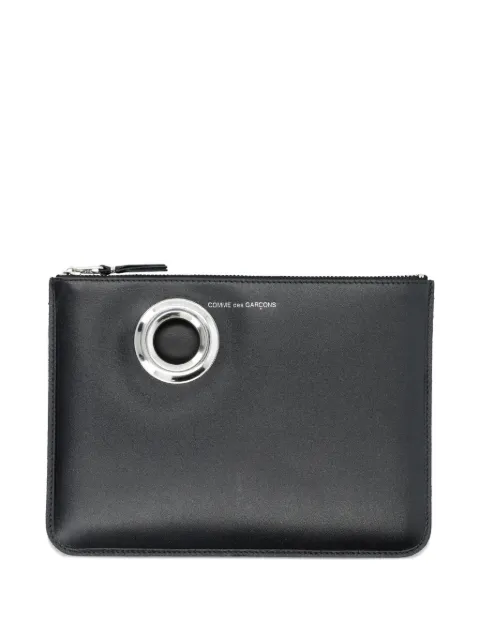 Comme Des Garçons Wallet eyelet zip wallet