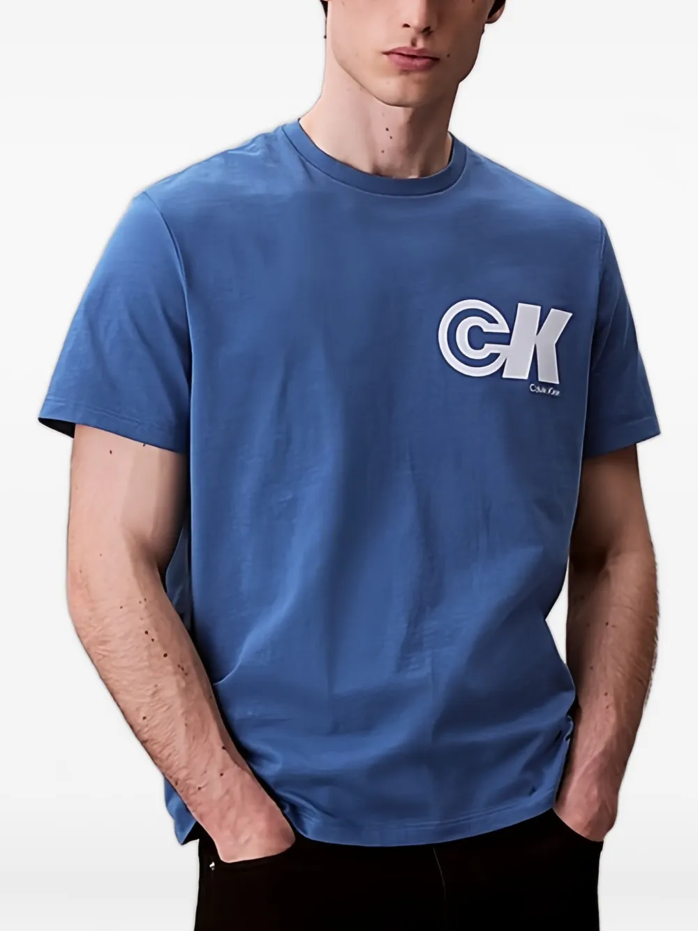 Calvin Klein playera con logo estampado | azul | Image 1