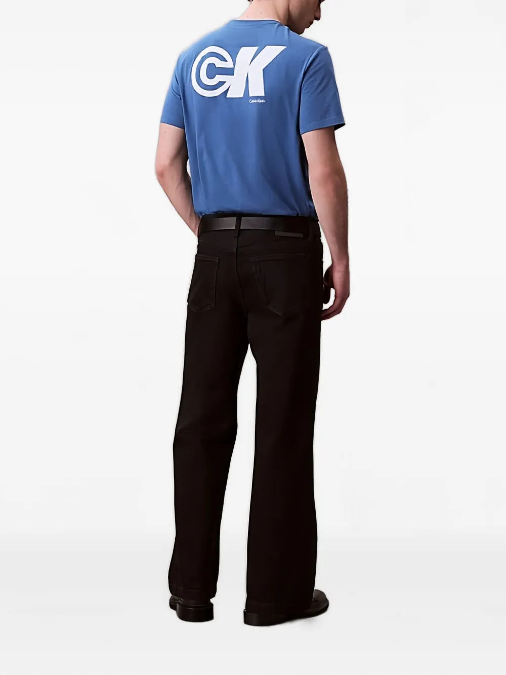 Calvin Klein T-shirt met logoprint Blauw